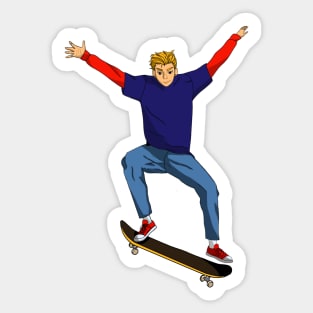 Skater Boy Sticker